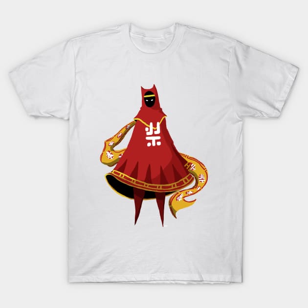 Journey, the red traveller T-Shirt by Itaquenobis